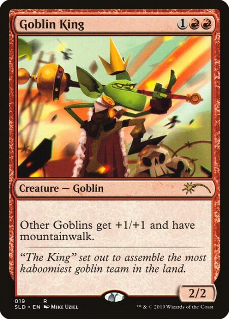 Goblin King - Other Goblins get +1/+1 and have mountainwalk.
