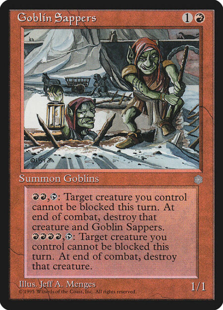 Goblin Sappers - {R}{R}