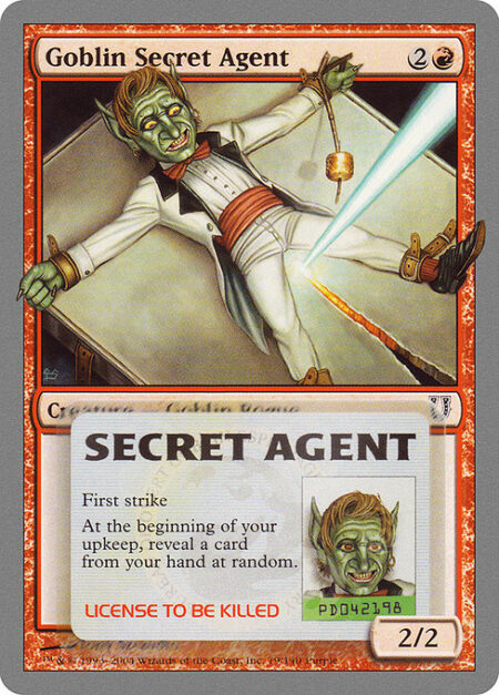 Goblin Secret Agent - First strike