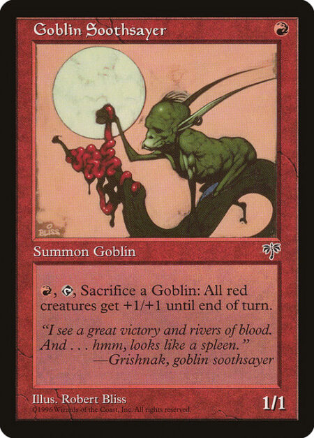 Goblin Soothsayer - {R}
