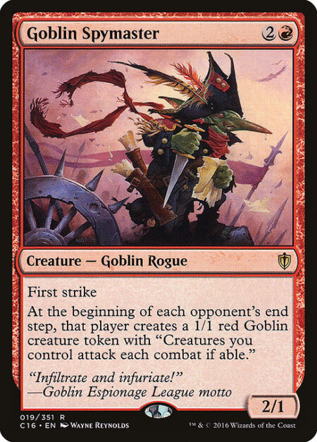 Goblin Spymaster - First strike