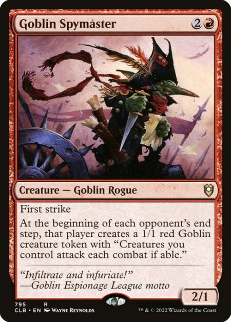 Goblin Spymaster - First strike