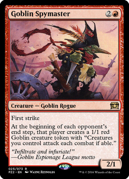 Goblin Spymaster - First strike