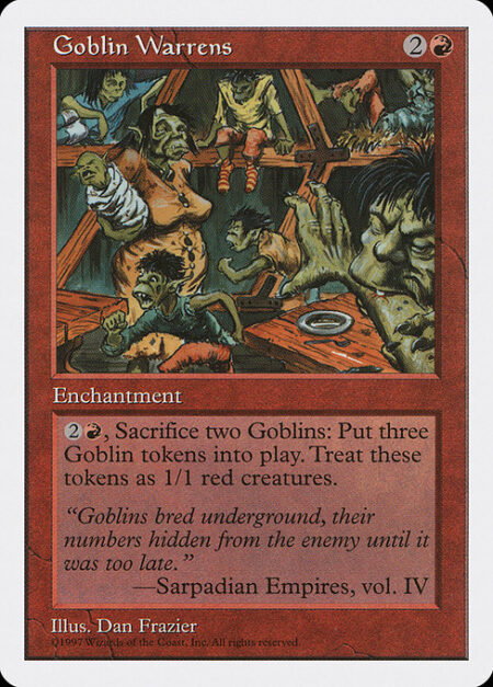 Goblin Warrens - {2}{R}