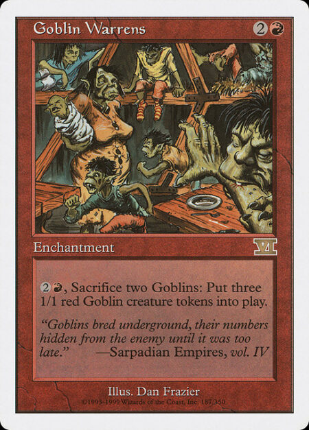 Goblin Warrens - {2}{R}