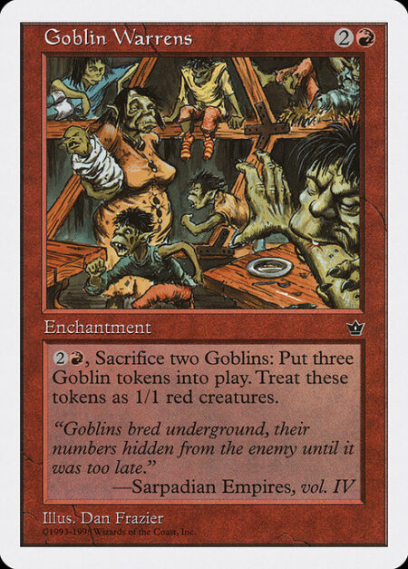 Goblin Warrens - {2}{R}