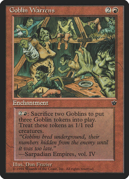 Goblin Warrens - {2}{R}