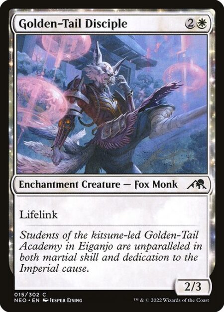 Golden-Tail Disciple - Lifelink