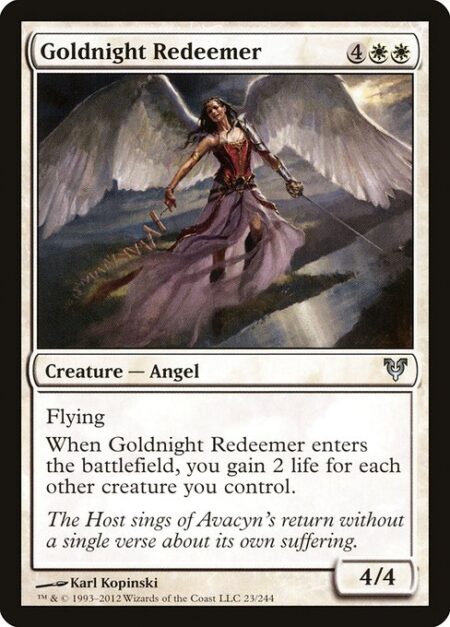 Goldnight Redeemer - Flying