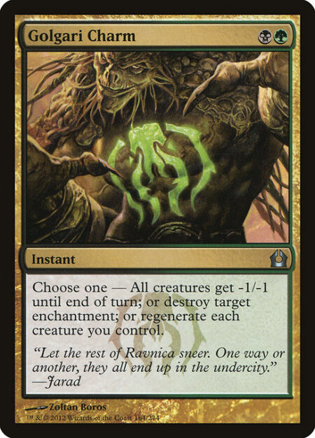 Golgari Charm - Choose one —