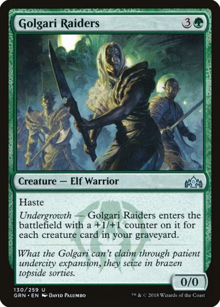 Golgari Raiders - Haste