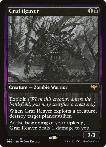 Graf Reaver - Exploit (When this creature enters the battlefield