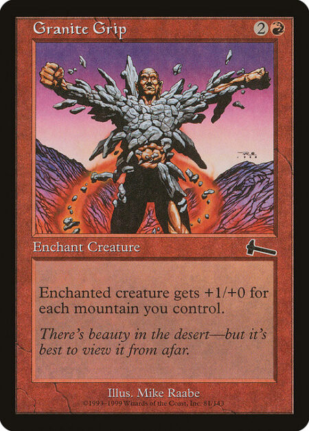 Granite Grip - Enchant creature