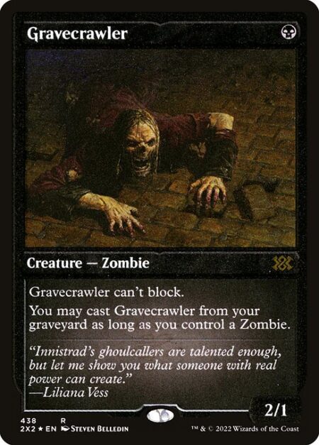 Gravecrawler - Gravecrawler can't block.