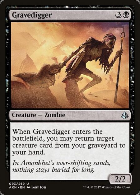 Gravedigger - When Gravedigger enters