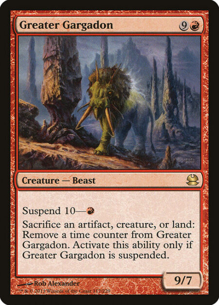 Greater Gargadon - Suspend 10—{R}