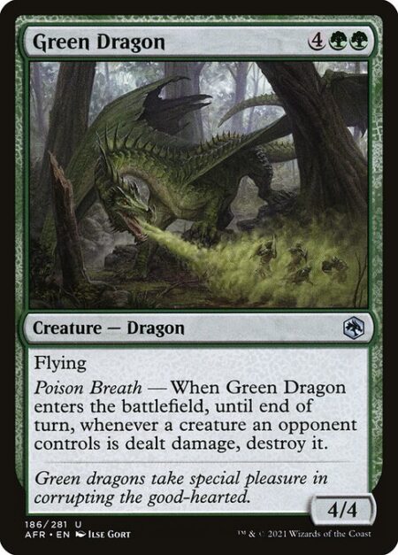 Green Dragon - Flying