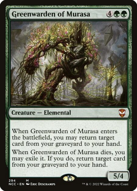 Greenwarden of Murasa - When Greenwarden of Murasa enters the battlefield