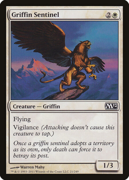 Griffin Sentinel - Flying