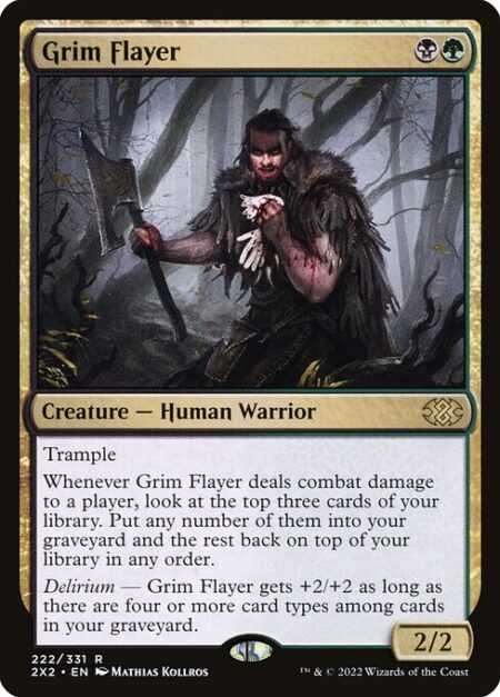 Grim Flayer - Trample