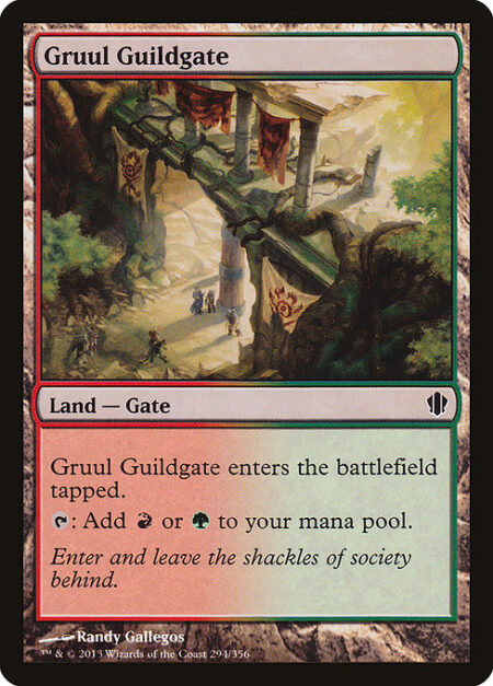 Gruul Guildgate - This land enters tapped.