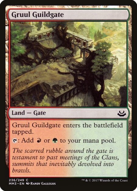 Gruul Guildgate - This land enters tapped.