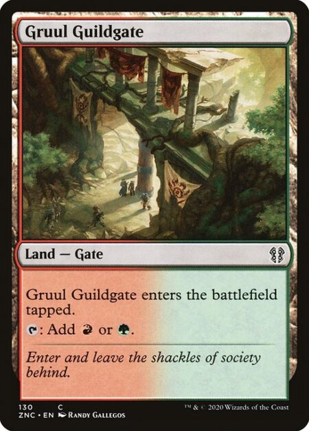 Gruul Guildgate - This land enters tapped.