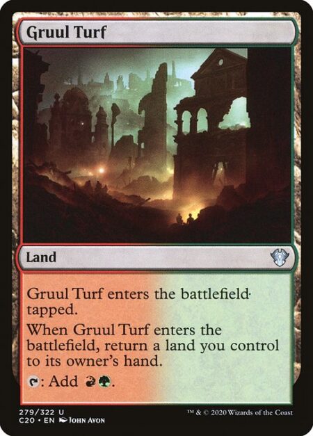 Gruul Turf - Gruul Turf enters the battlefield tapped.