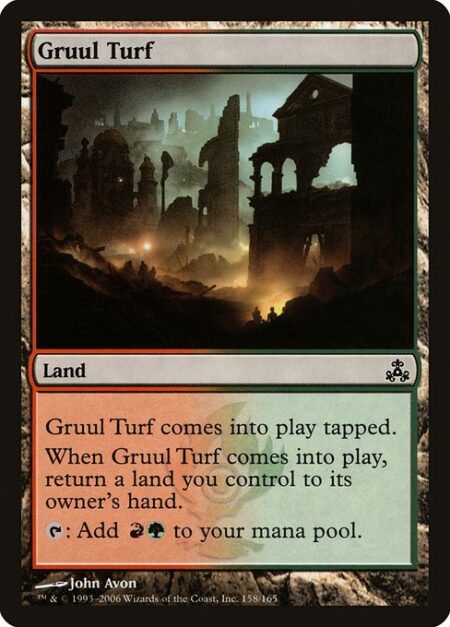 Gruul Turf - Gruul Turf enters tapped.