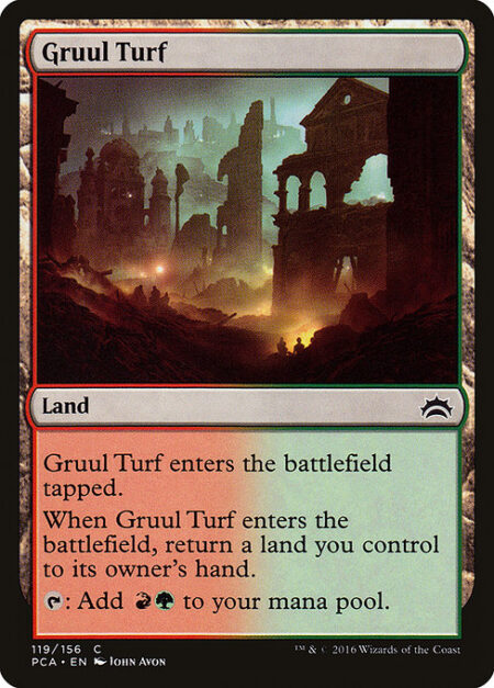 Gruul Turf - Gruul Turf enters the battlefield tapped.