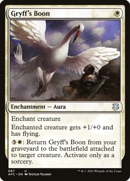 Gryff's Boon - Enchant creature