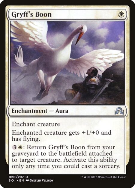 Gryff's Boon - Enchant creature