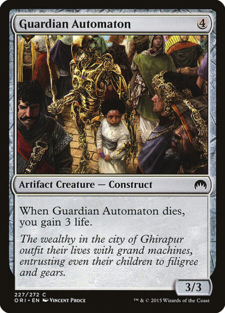 Guardian Automaton - When Guardian Automaton dies