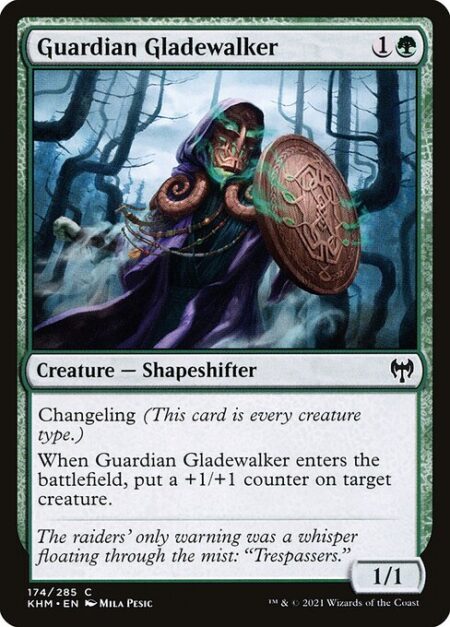 Guardian Gladewalker - Changeling (This card is every creature type.)