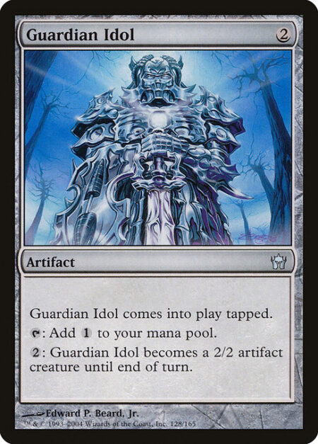 Guardian Idol - Guardian Idol enters the battlefield tapped.