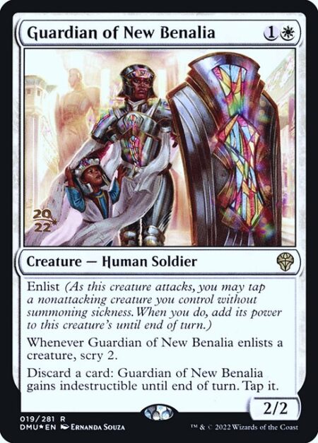 Guardian of New Benalia - Enlist (As this creature attacks
