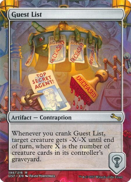 Guest List - Whenever you crank Guest List