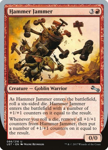 Hammer Jammer - As Hammer Jammer enters the battlefield