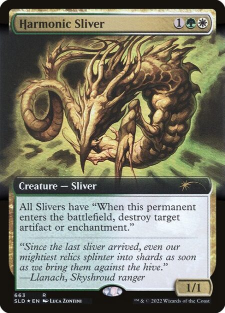 Harmonic Sliver - All Slivers have "When this permanent enters the battlefield