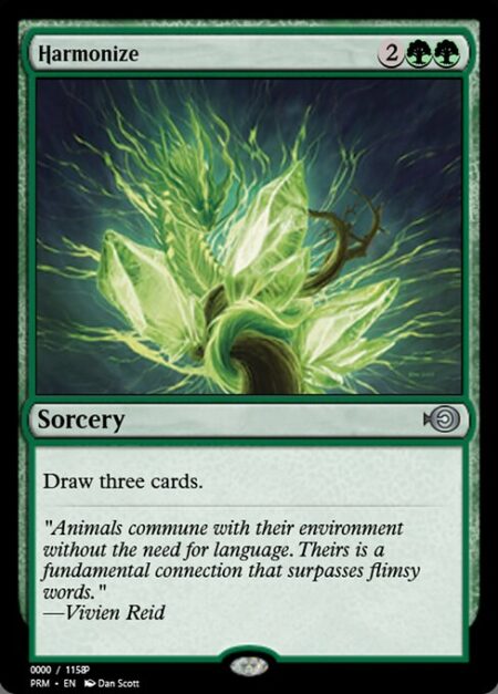 Harmonize - Draw three cards.