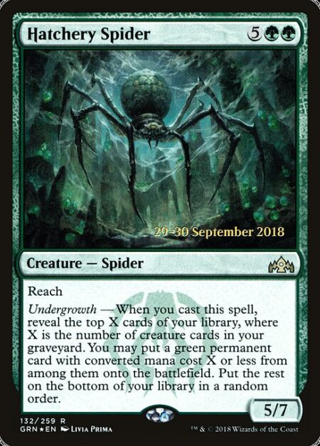 Hatchery Spider - Reach