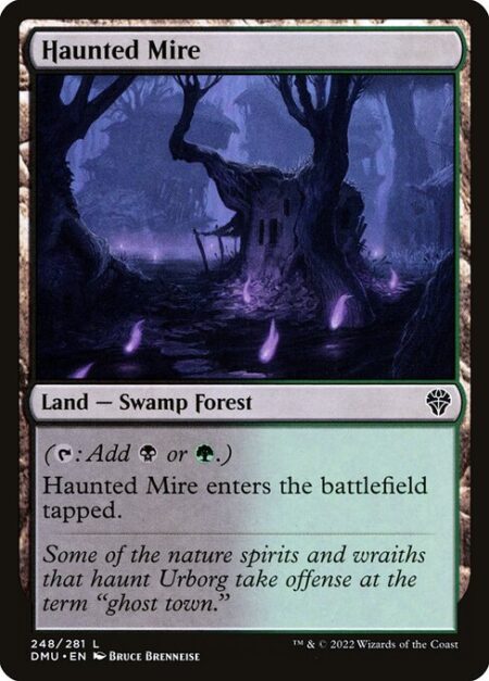 Haunted Mire - ({T}: Add {B} or {G}.)