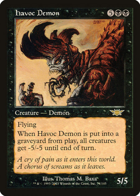 Havoc Demon - Flying