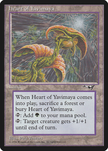 Heart of Yavimaya - If Heart of Yavimaya would enter