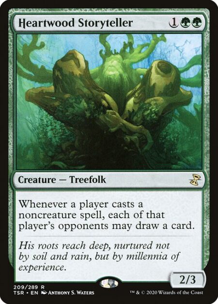 Heartwood Storyteller - Whenever a player casts a noncreature spell