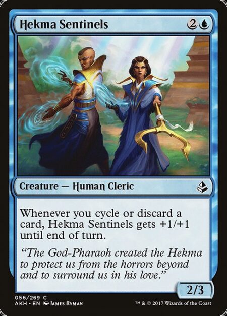 Hekma Sentinels - Whenever you cycle or discard a card