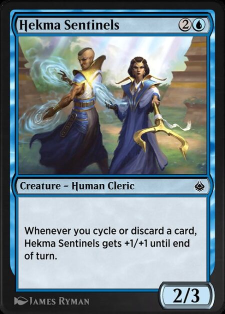 Hekma Sentinels - Whenever you cycle or discard a card