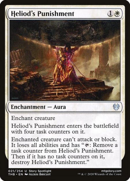 Heliod's Punishment - Enchant creature