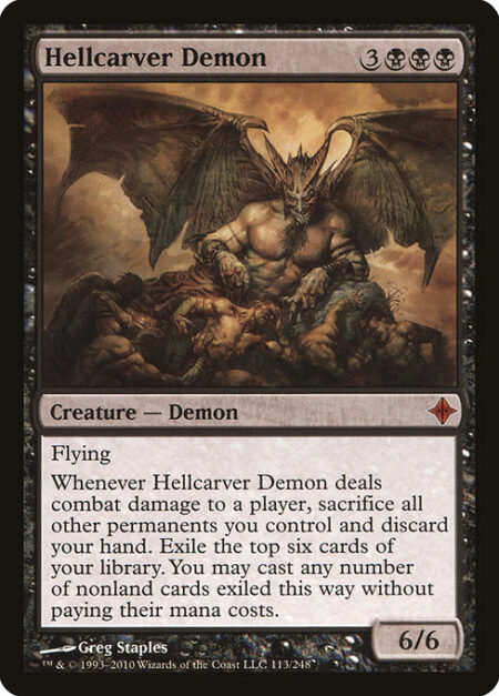 Hellcarver Demon - Flying