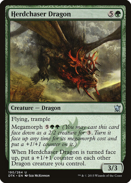 Herdchaser Dragon - Flying